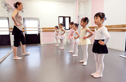 kidsクラスの練習風景